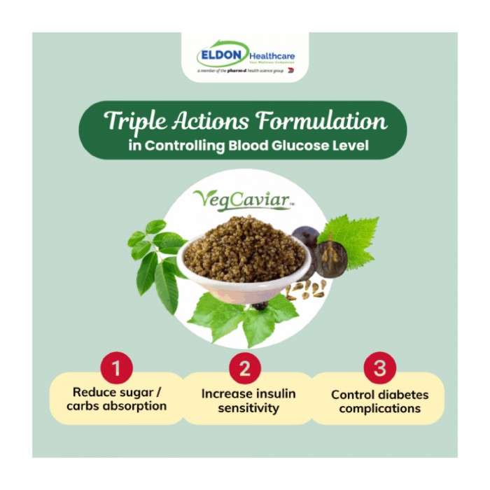 Eldon Nutrition Sugonol (30's x 3) for Diabetes Control, Reduce Blood Glucose