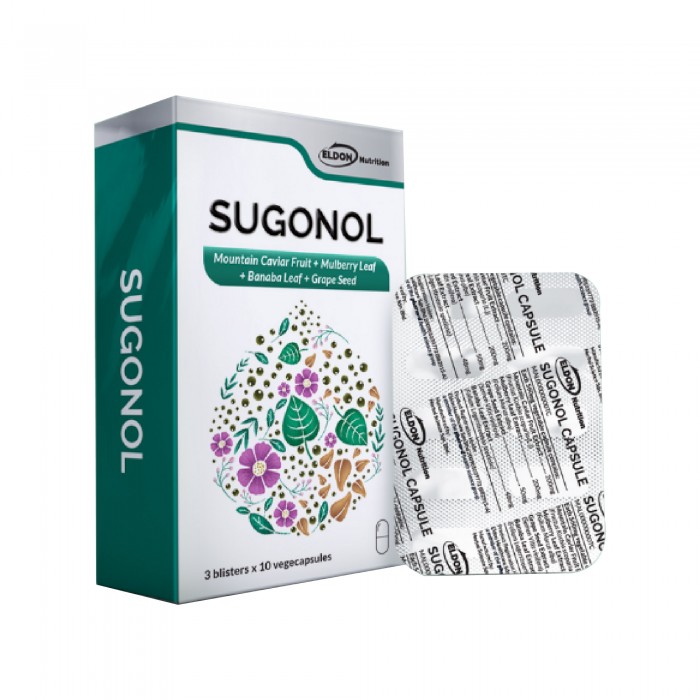 Eldon Nutrition Sugonol 30's for Diabetes Control, Reduce Blood Glucose
