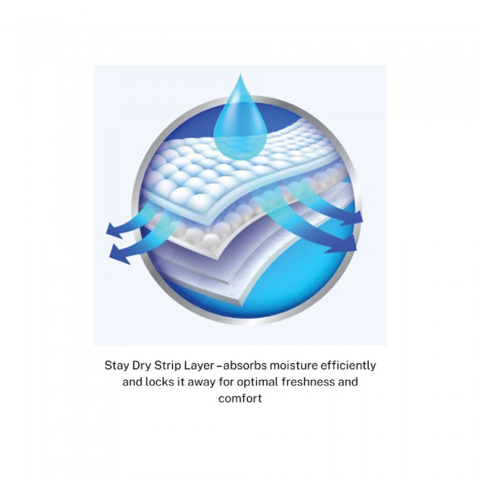 ABSORBA CONTI-FIT PLUS CLOTHLIKE DIAPERS 8'S - XL