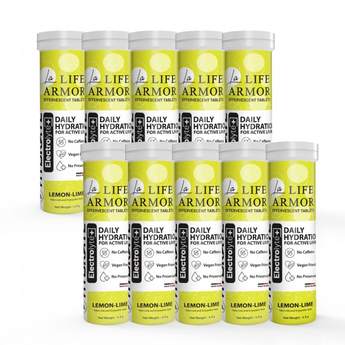 LA LIFE ARMOR HYDRATE ELECTROLYTES EFFERVESCENT 10'S X 10