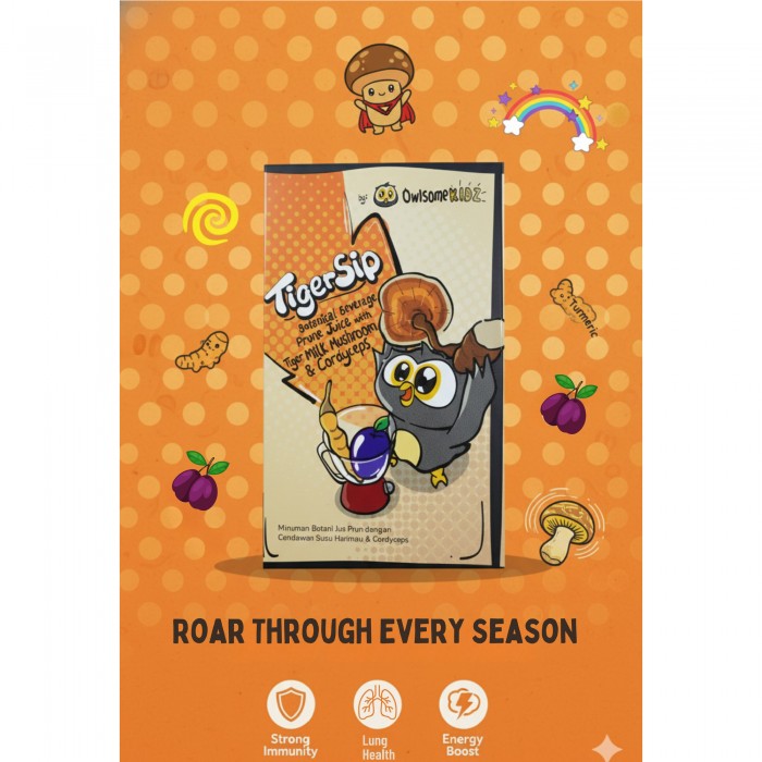 OWLSOMEKIDZ Tigersip 1's for Tiger Milk Mushroom, Immunity Booster