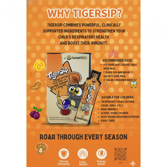 OWLSOMEKIDZ Tigersip 1's for Tiger Milk Mushroom, Immunity Booster