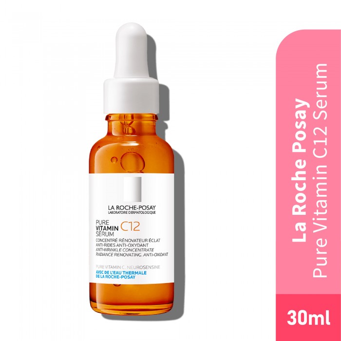 LA ROCHE POSAY Pure Vitamin C12 Serum 30ml for Wrinkle, Radiance, Skincare