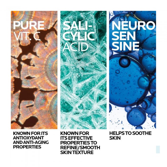 LA ROCHE POSAY Pure Vitamin C12 Serum 30ml for Wrinkle, Radiance, Skincare