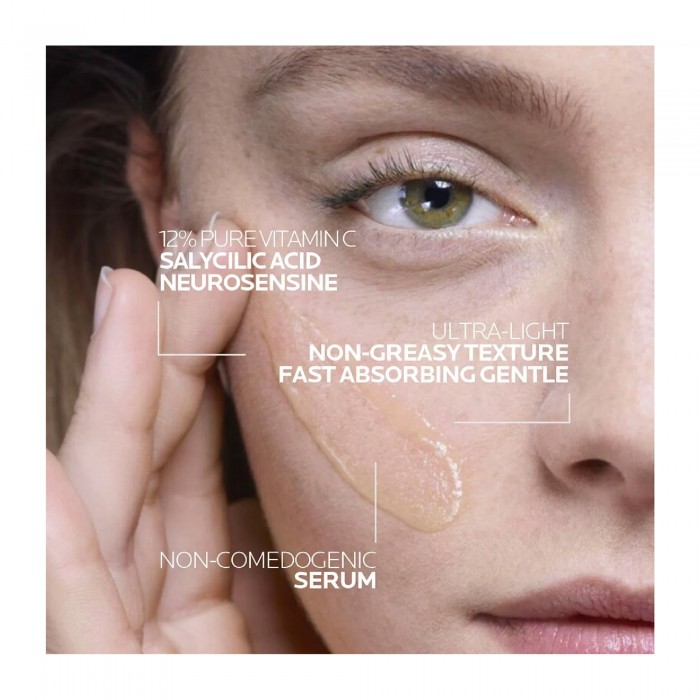 LA ROCHE POSAY Pure Vitamin C12 Serum 30ml for Wrinkle, Radiance, Skincare