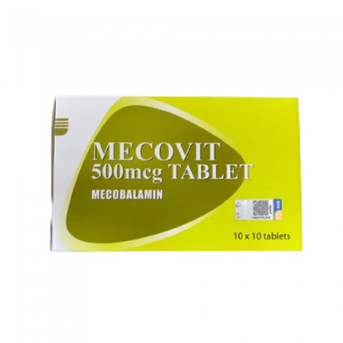 MECOVIT Tablet 500mcg 10 x 10's for Nerve Supplement, Vitamin B12