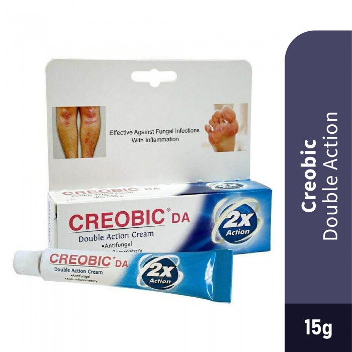 CREOBIC Double Action 15g for Antifungal Cream, Skin