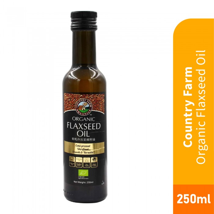 COUNTRY FARM Organic Flaxseed Oil 250ml