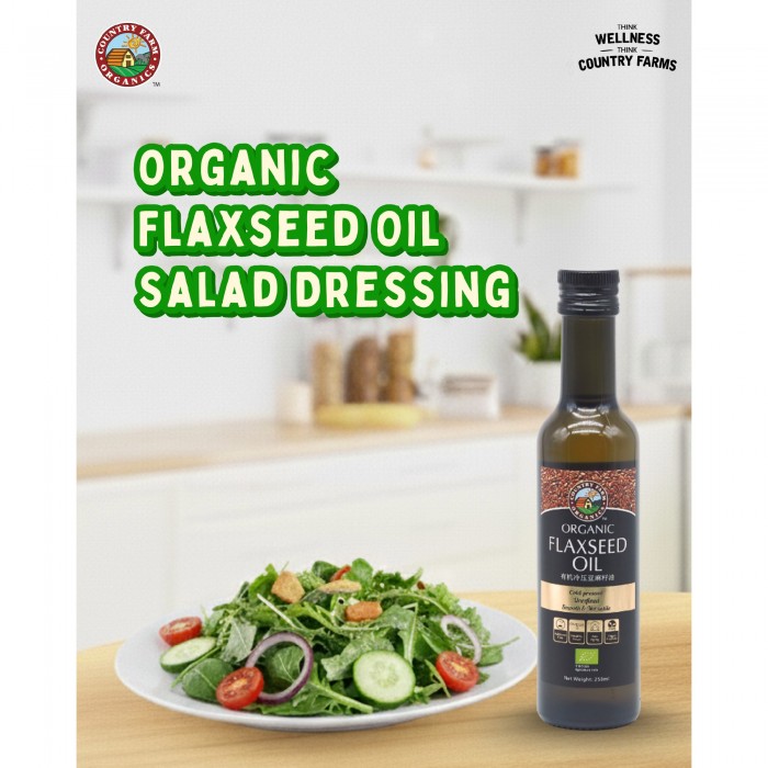 COUNTRY FARM Organic Flaxseed Oil 250ml