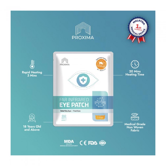PROXIMA Far Infrared Eye Patch Adult 5's for Eye, Patch