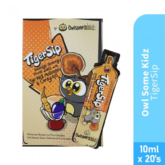 OWLSOMEKIDZ Tigersip 20's for Tiger Milk Mushroom, Immunity Booster