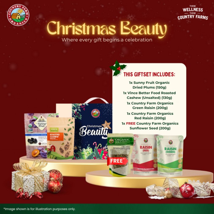 COUNTRY FARM Gift Box - Xmas Beauty Dried Fruit Set