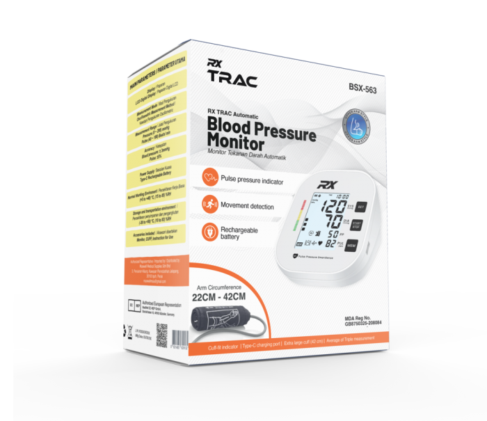 RX TRAC AUTOMATIC BLOOD PRESSURE MONITOR (BSX-563)