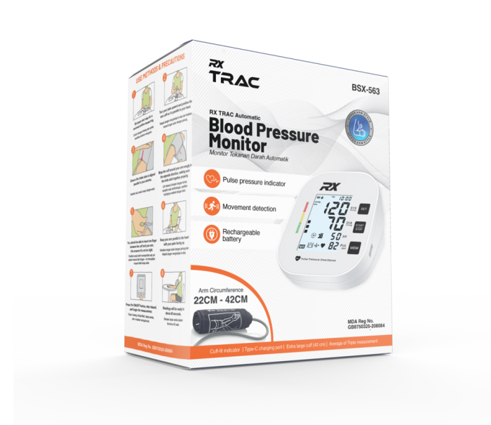 RX TRAC AUTOMATIC BLOOD PRESSURE MONITOR (BSX-563)