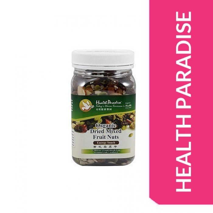 Health Paradise Organic Dried Mixed Fruit & Nuts 200G