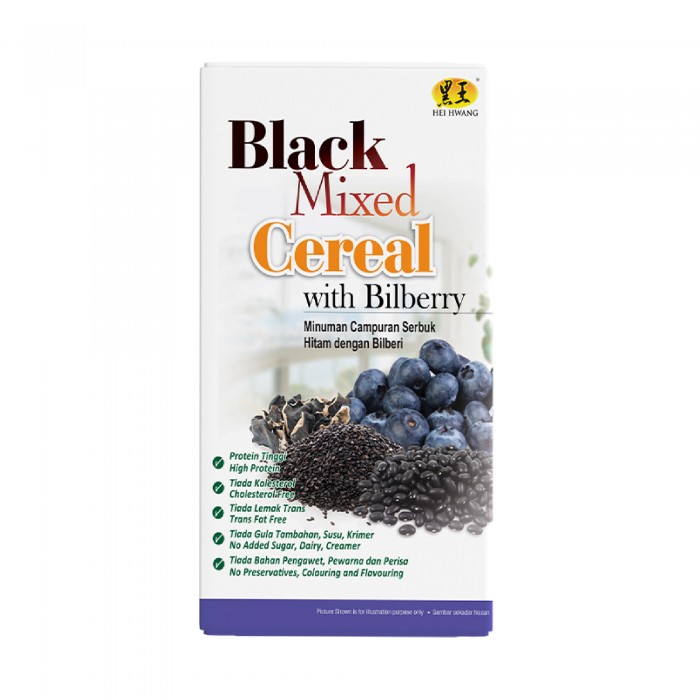 Hei Hwang Black Mixed Cereal Powder (No Sugar) 16'S