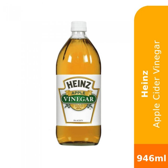 HEINZ Organic Apple Cider Vinegar 946ml - Cuka Epal Organik Halal For Weight Loss 有机 蘋果醋