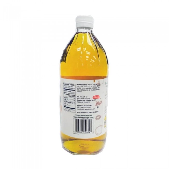 HEINZ Organic Apple Cider Vinegar 946ml - Cuka Epal Organik Halal For Weight Loss 有机 蘋果醋