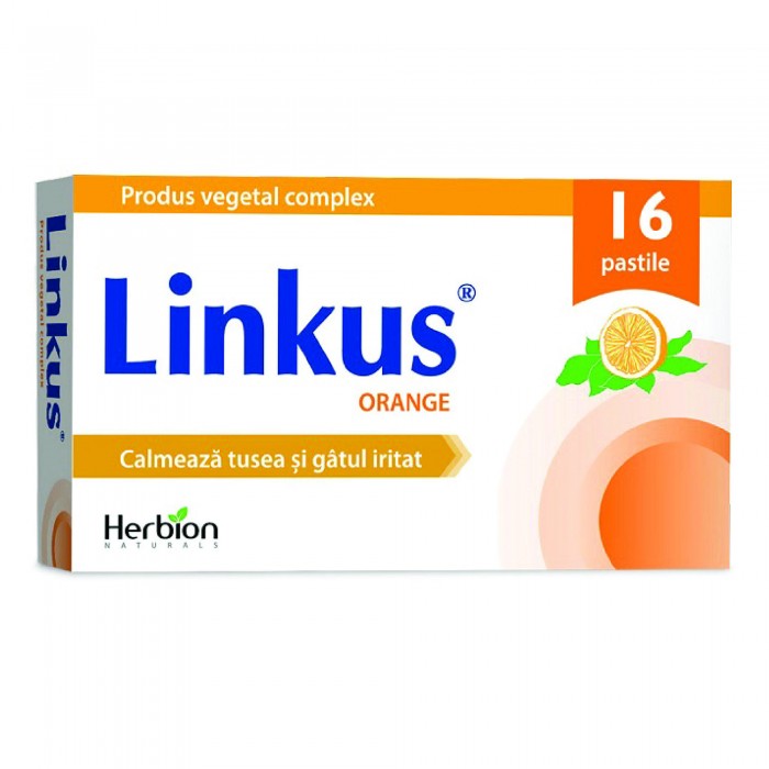 LINKUS Orange Lozenges 16's