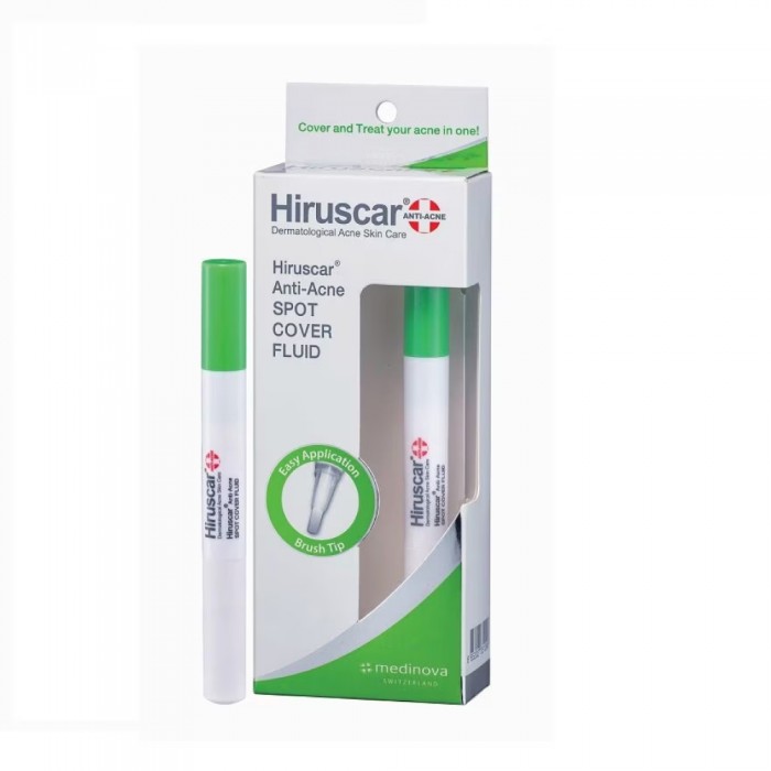 HIRUSCAR Anti-Acne Spot Cover Fluid 1ml-Vitamin E, Conceal, Acne Treatment