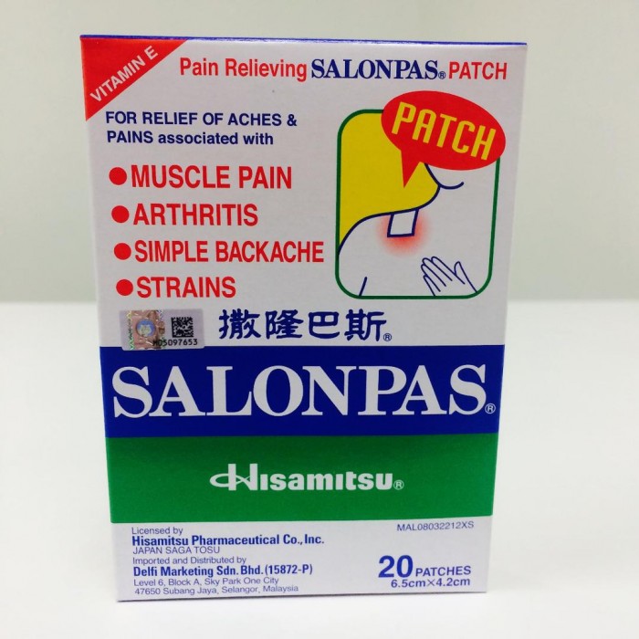 Salonpas Plaster 20'S