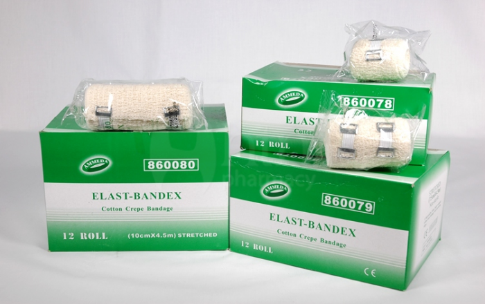 Ammeda Elast-Bandex Cotton Crepe Bandage 5CM x 4.5M(860078)