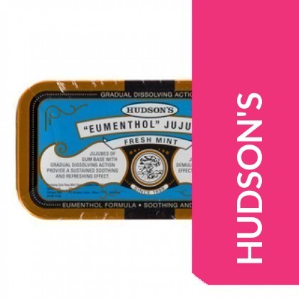 HUDSON'S JUJUBES 50G - FRESH MINT (TIN)