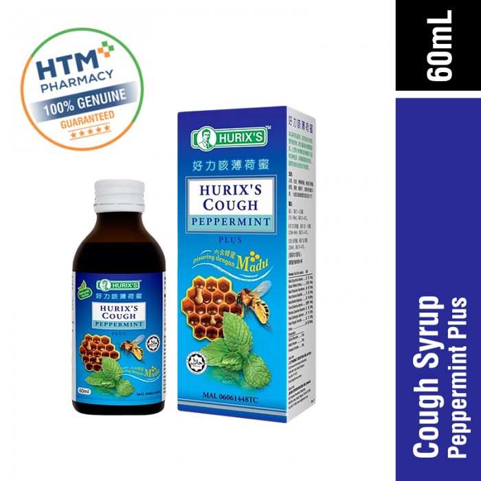 HURIX'S COUGH PEPPERMINT PLUS 60ML