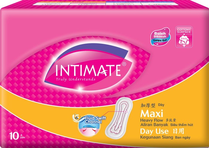 INTIMATE MAXI DAY (SURFACE)10'S P55