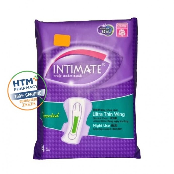 INTIMATE ULTRA THIN WING NIGHT USE 16'S (P64C)