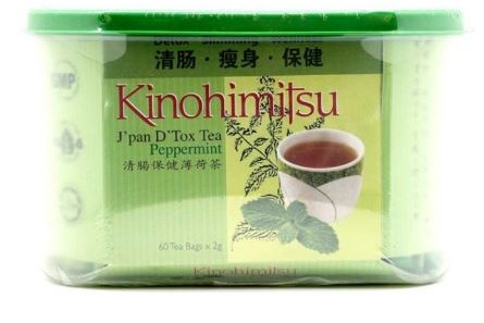 Kinohimitsu J'pan D'tox Tea Peppermint 60'S + Container