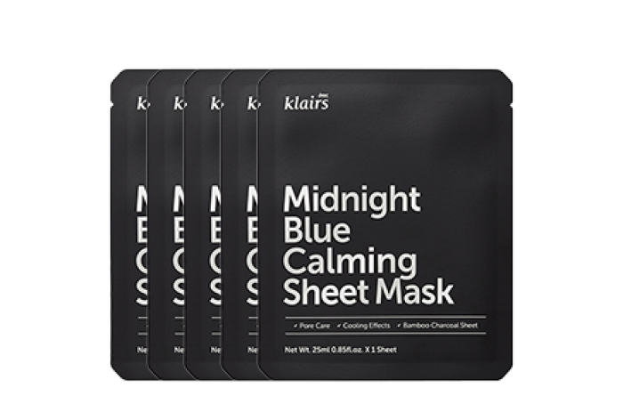 Klairs Midnight Blue Calming Sheet Mask 5's