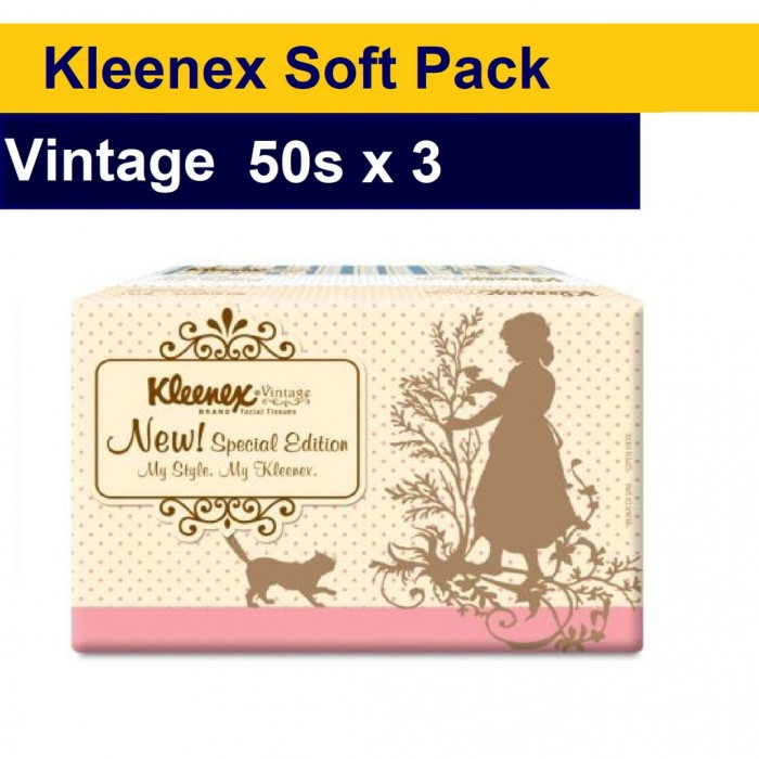 KLEENEX FT VINTAGE 50'S x 3