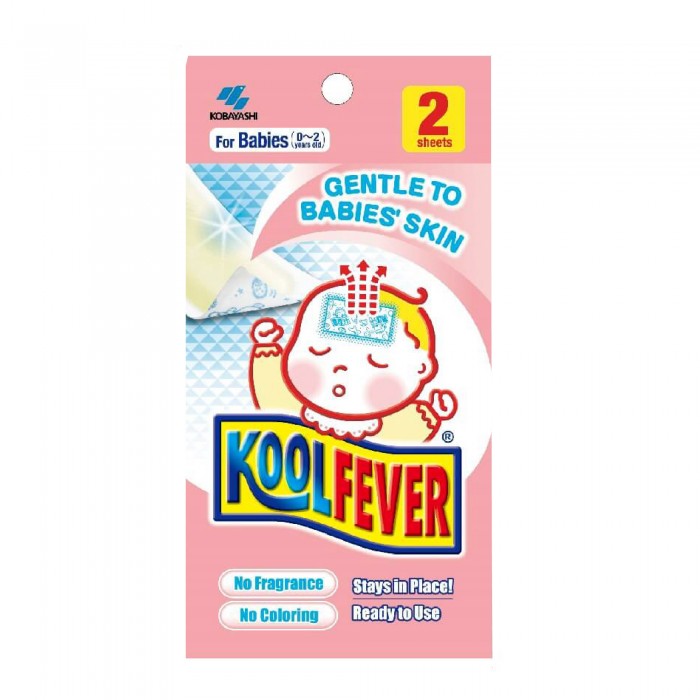 KOOLFEVER Baby 2's for Fever, Cool Fever for Baby, Kool Fever with Cooling Effect, Cool Temperature, 退热贴