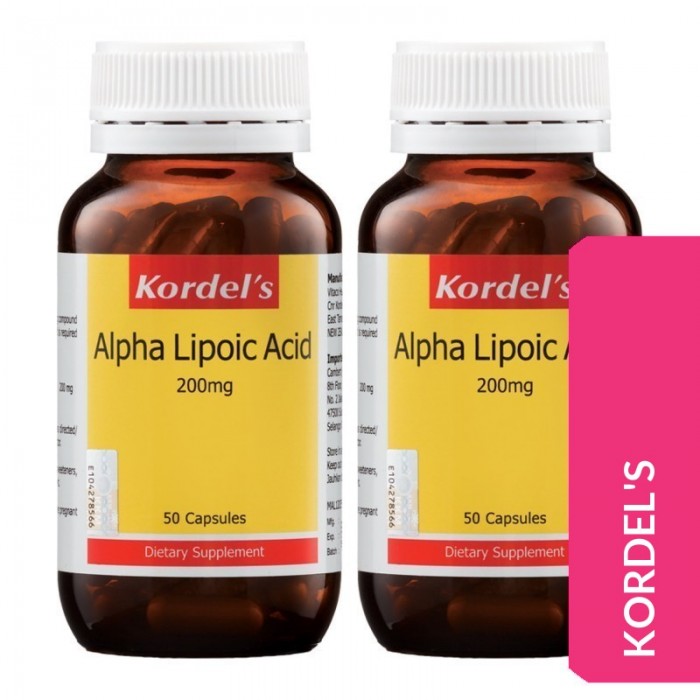 Kordel'S Alpha Lipoic Acid 2 x 50'S(New)