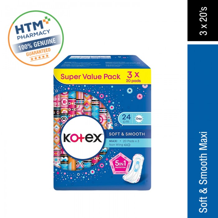 KOTEX S&S MAXI 3 x 20'S