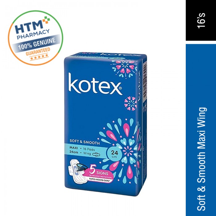 KOTEX S&S MAXI WING 16'S