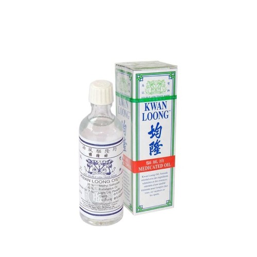 KWAN LOONG Medicated Oil 15ml - Pain Relieving Oil, Minyak Angin 风油 / 驱风油 / 風濕 油