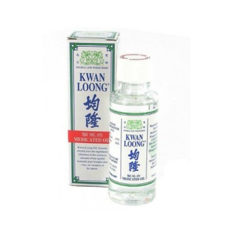 KWAN LOONG Medicated Oil 28ml - Pain Relieving Oil, Minyak Angin 风油 / 驱风油 / 風濕 油