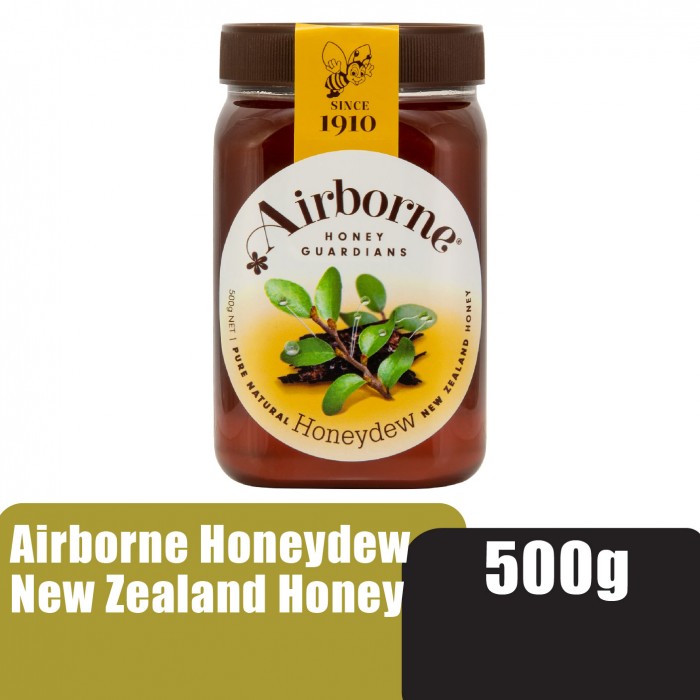 AIRBORNE Honeydew New Zealand Raw Honey 500g