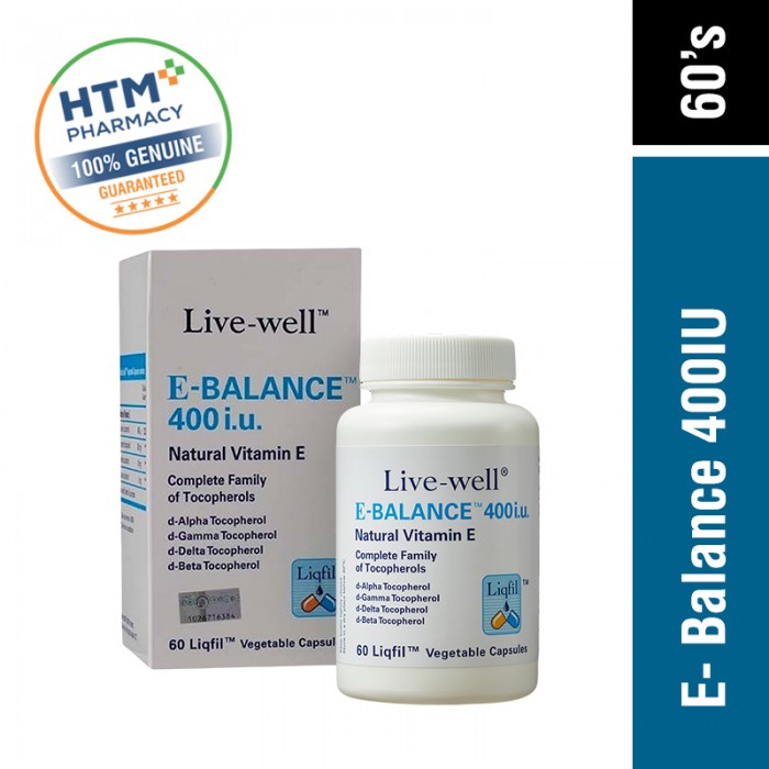 Live-Well E-Balance 400IU 60'S