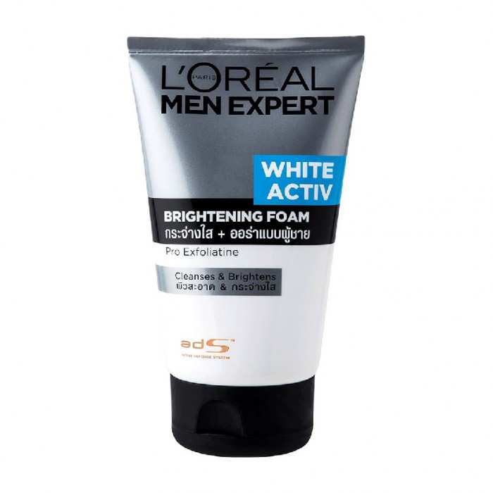 L'oreal Men White Activ Cleansing Foam 100ML