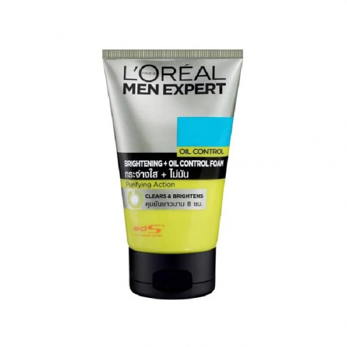 L'oreal Men White Activ Oil Control Foam 100ML