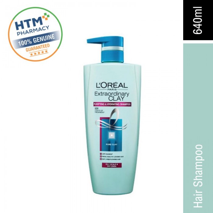 Loreal Extraording Clay Shampoo 640ML