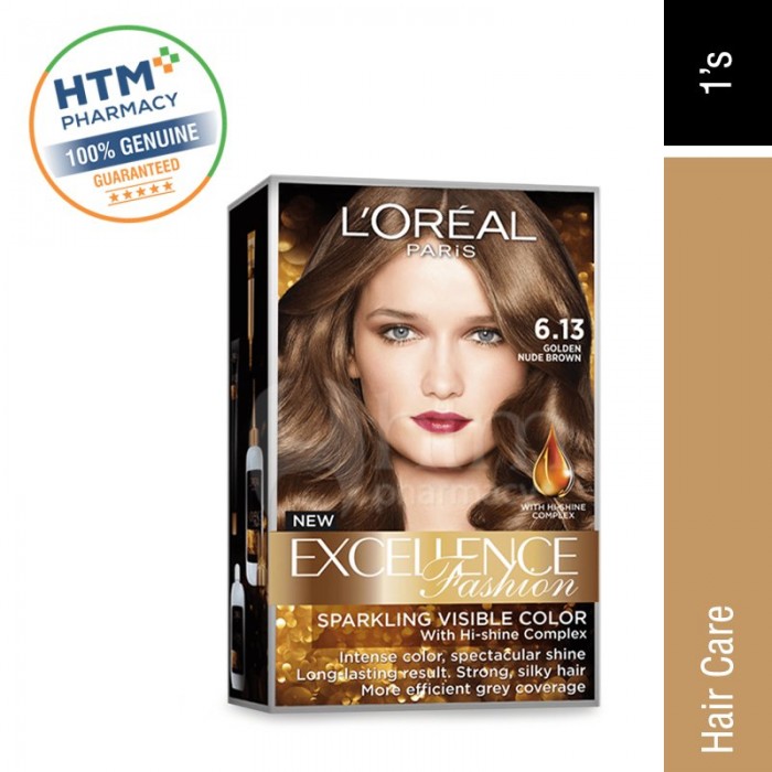 Loreal Paris Excellence Creme Fashion 6.13 - Golden Nude Brown