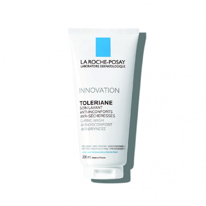 LA ROCHE POSAY Toleriane Caring Wash Anti-Discomfort Facial Cleanser 200ml - For Normal, Sensitive Dry Skin 洗臉霜