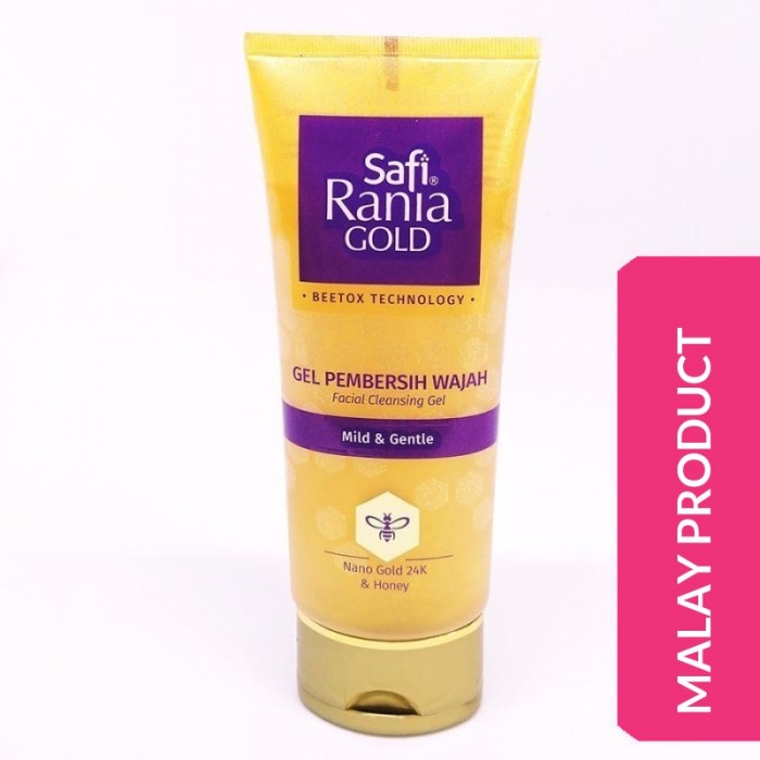 SAFI RANIA GOLD GEL PEMBERSIH WAJAH 100G