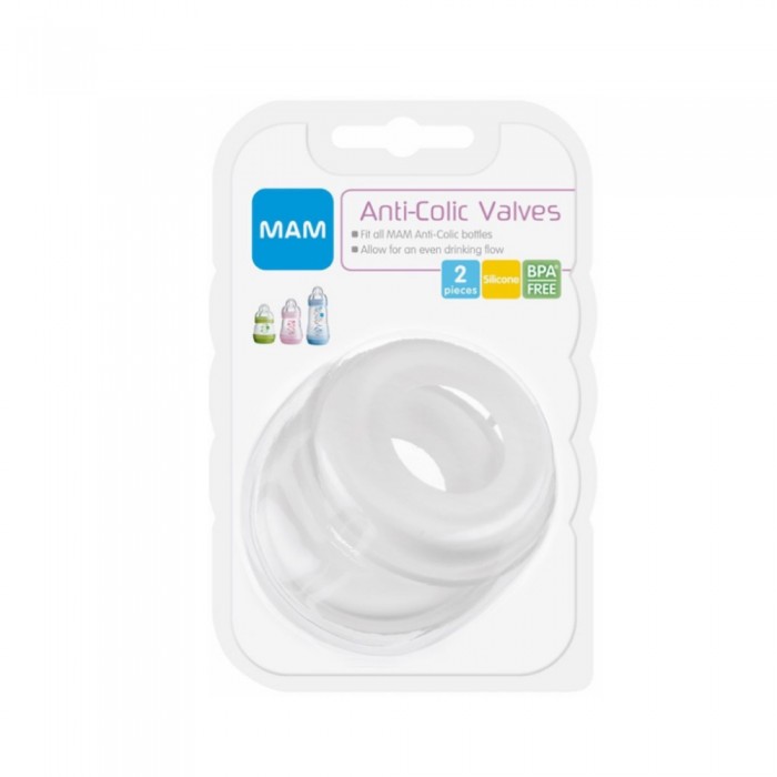 MAM Baby Anti-colic Valves Silicone 2's-Baby Accessories, Bottle Feeding, 嬰兒用品