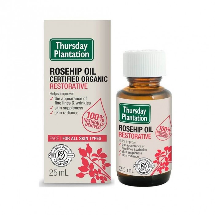 Thursday Plantation Rosehip Oil Certified Organic Restorative 25ml