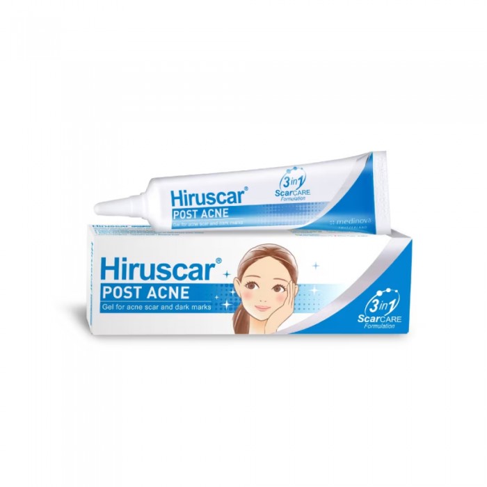 HIRUSCAR Post Acne 10g- Vitamin B, Acne, Gel